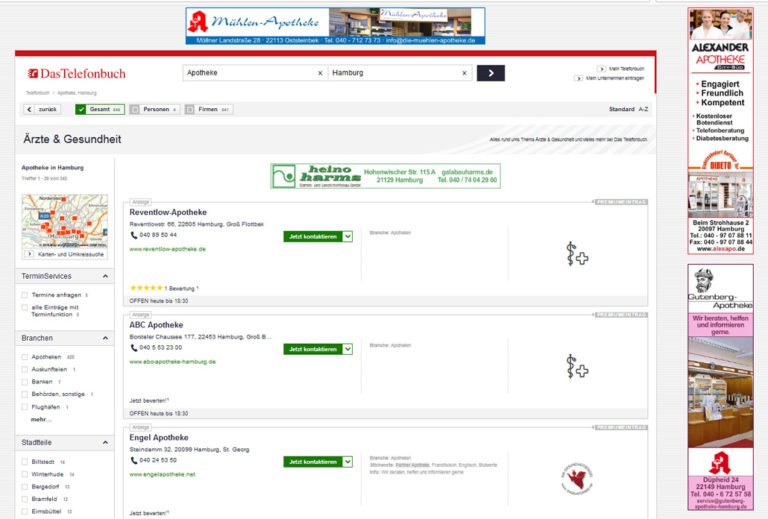 >> Telefonbuch Hamburg 2021- die Nr. 1 in HH